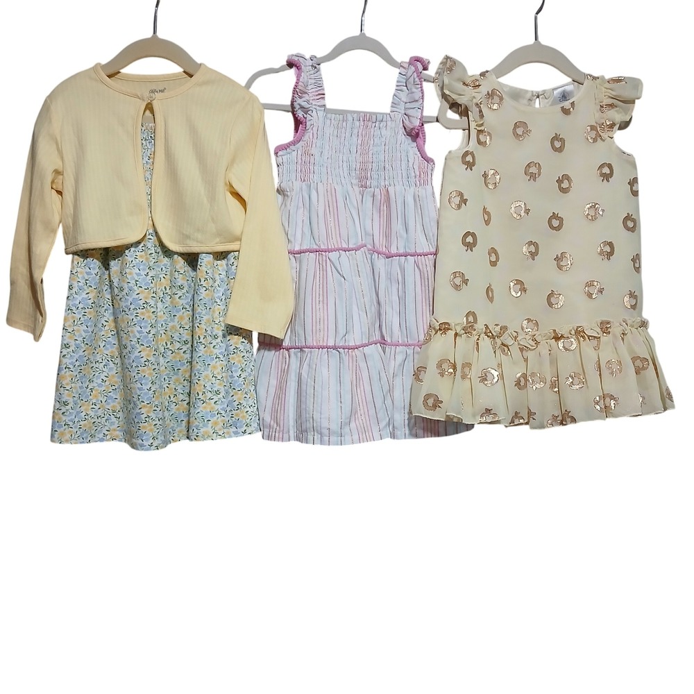 Girls Dresses Bundle Little Me Disney Members‎ Mark Counting Daisies 3T 4T
